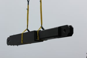 DMAX brace being craned for web